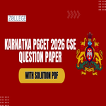 Karnataka PGCET 2026 Computer Science Engineering Question Paper with Solutions